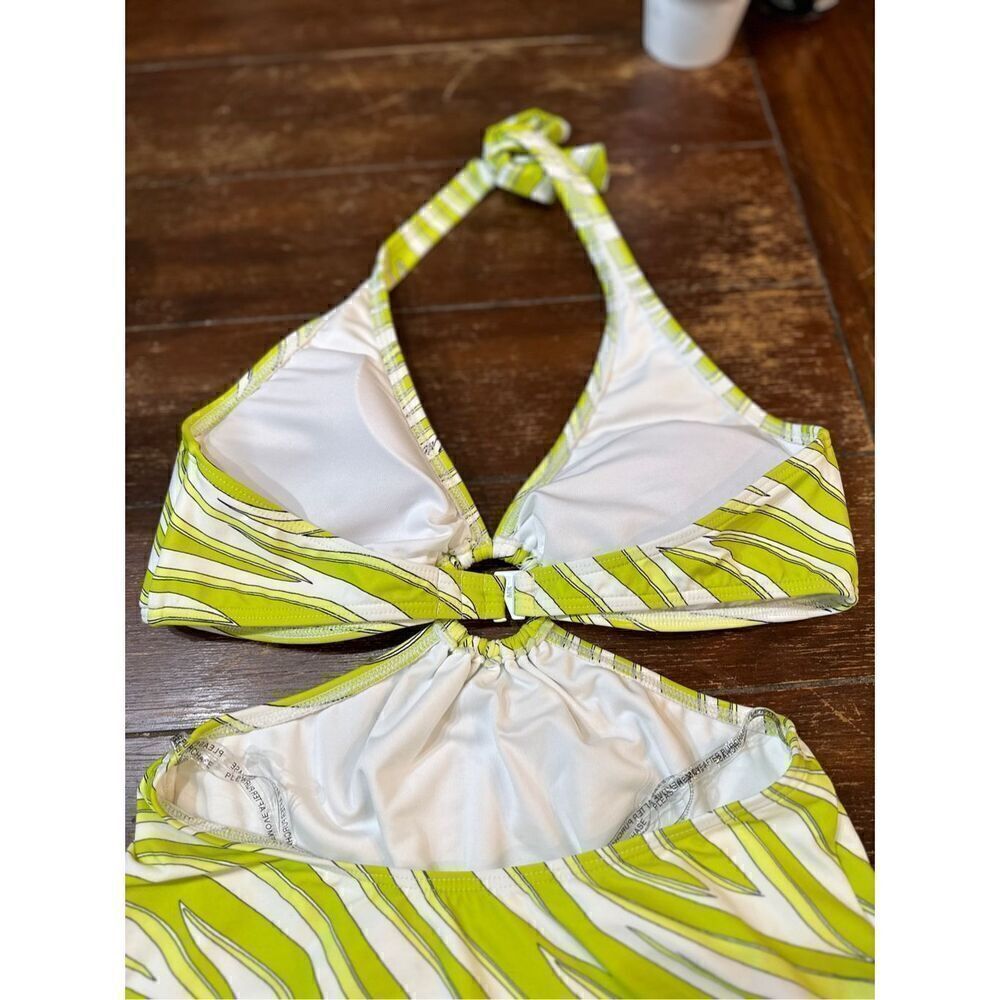 Michael Kors Zebra Print Cutout Swimsuit - Picture 5 of 7